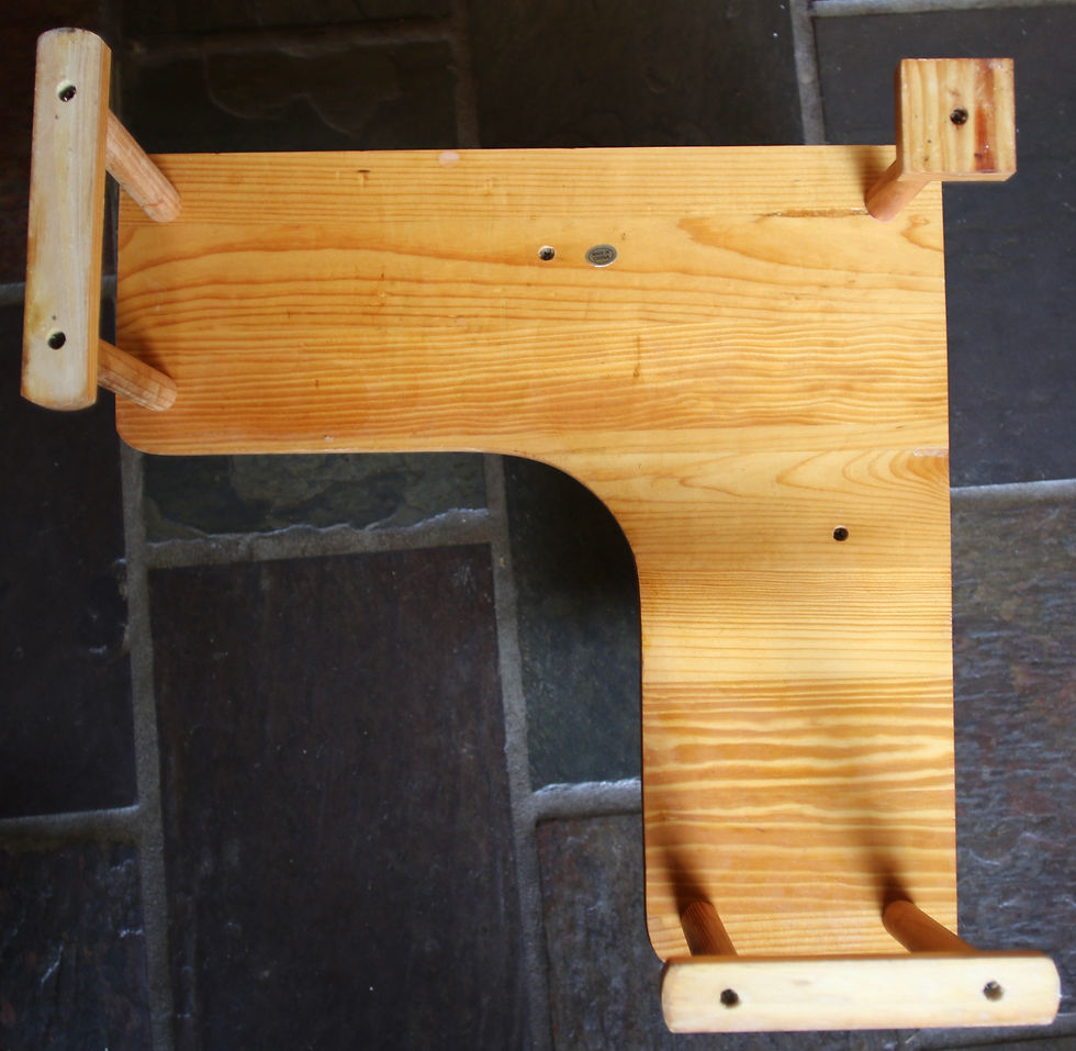 Thumbnail: Preloved Vintage Wooden Shelf, Wooden Display Shelf