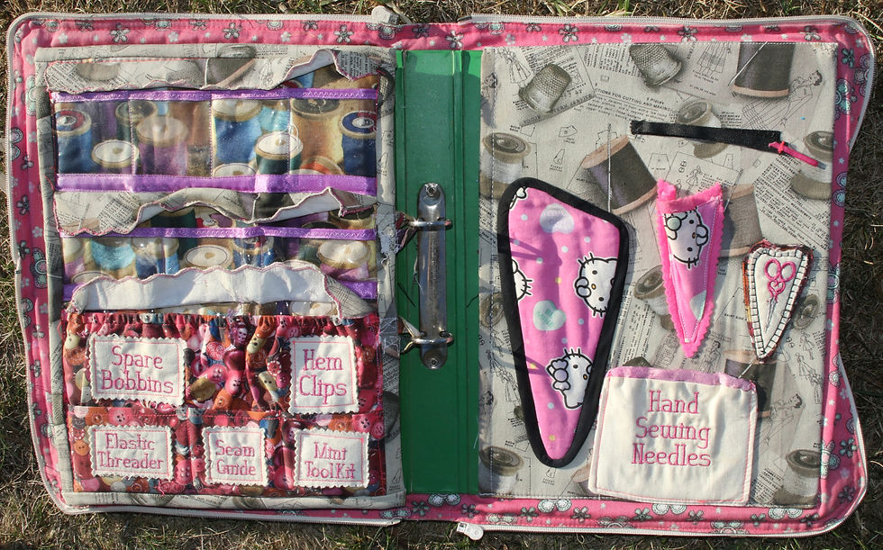 Thumbnail: Preloved Sewing Organiser, Sewing Case, Sewing Carry Case, Sewing Bag
