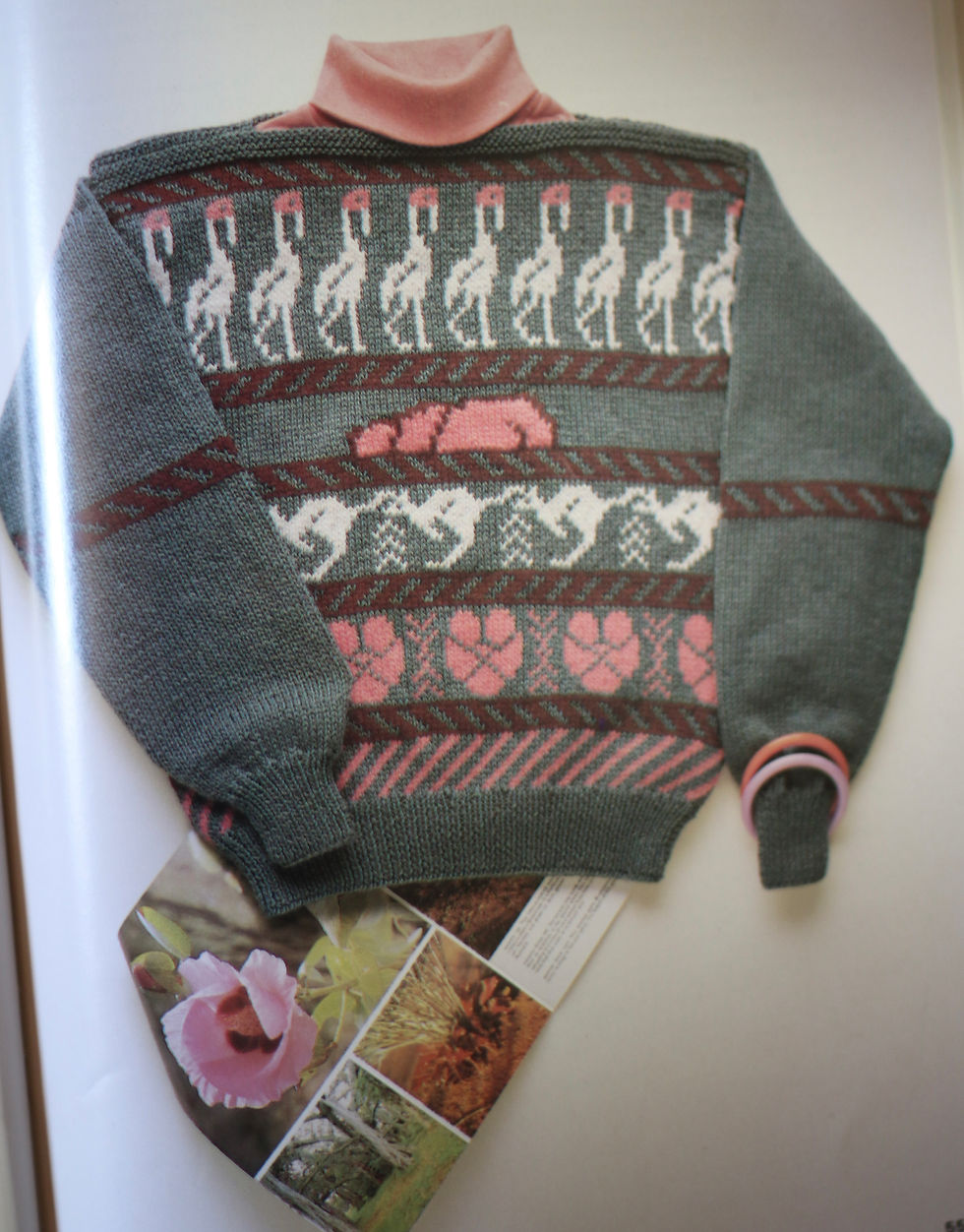 Miniatura: Vintage Aussie Fair Simple Fair Isle Knitting with Australian Motifs" Liz Gemmel