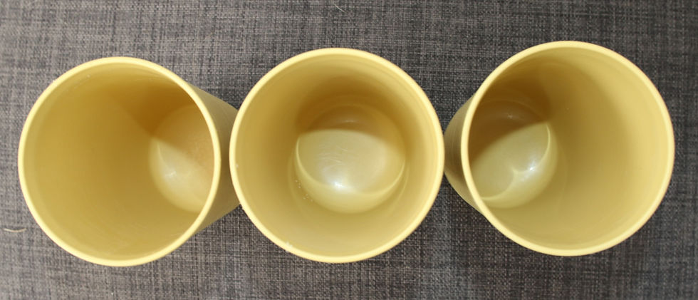Miniature : Preloved Trio of Tupperware Tumblers