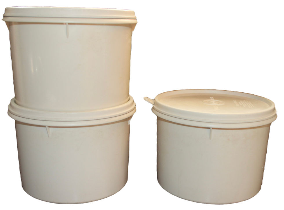 縮圖：Preloved Trio of Tupperware containers, Set of Three Tupperware Containers