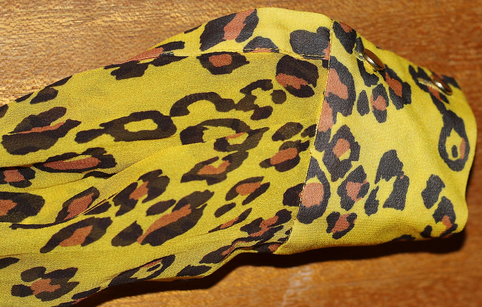 Miniatura: Preloved Cue Size 10 Leopard Print Blouse
