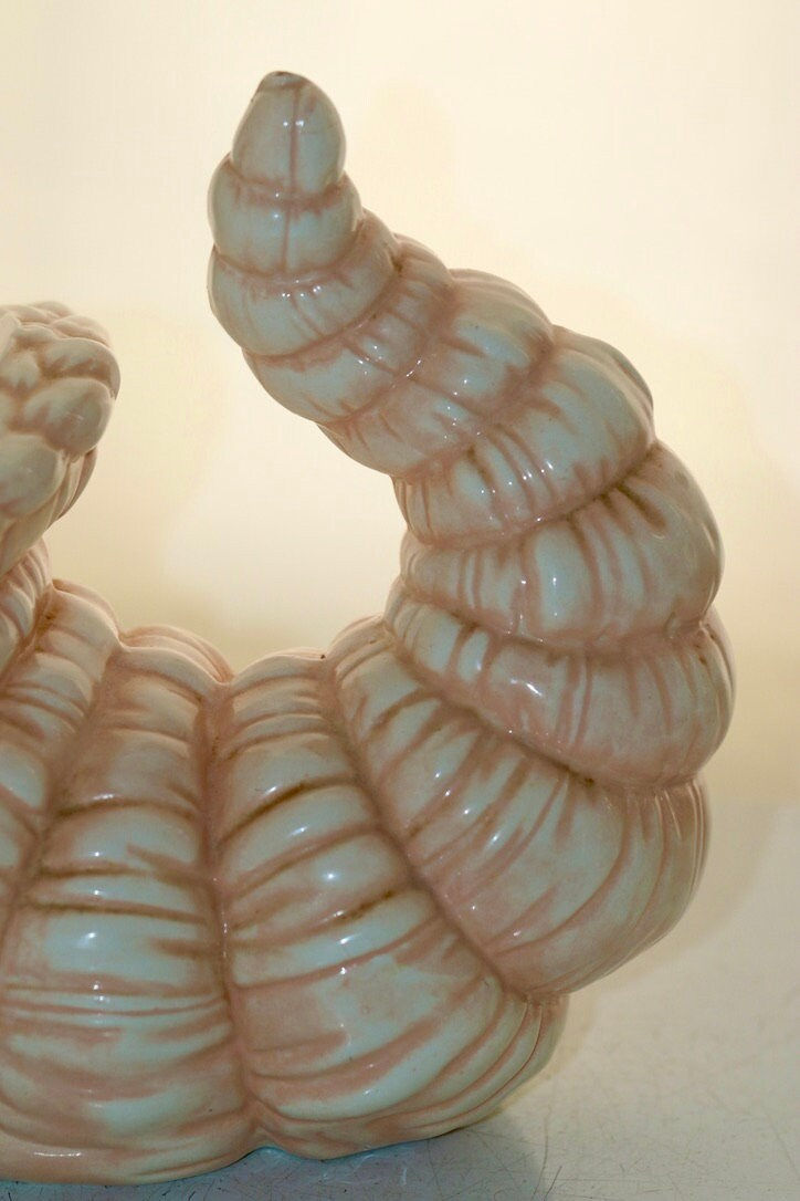 Miniature : Preloved Shell Planter, Ceramic Seashell Planter