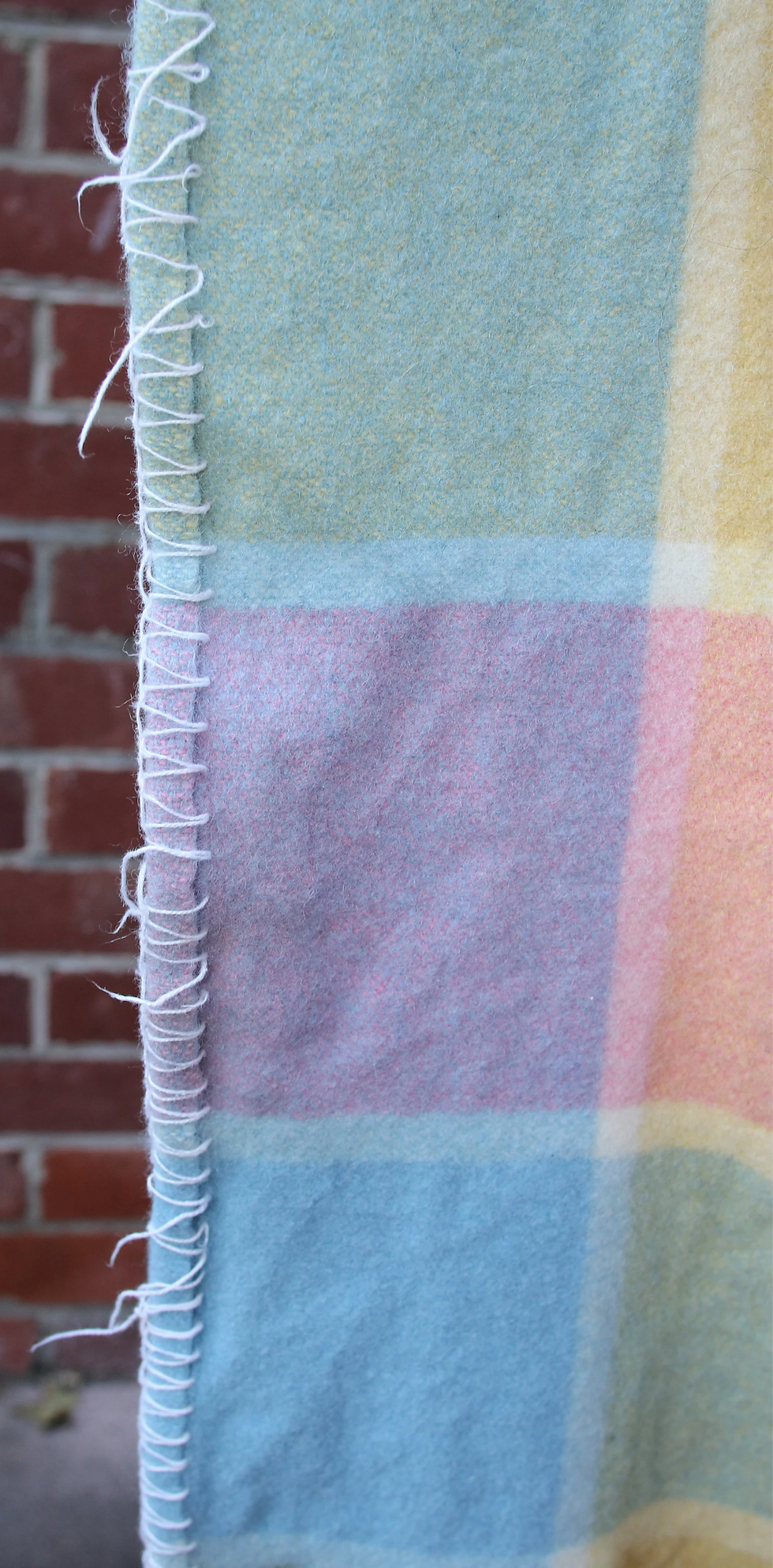 Thumbnail: Preloved Vintage Wool Double Blanket, Weighted Blanket