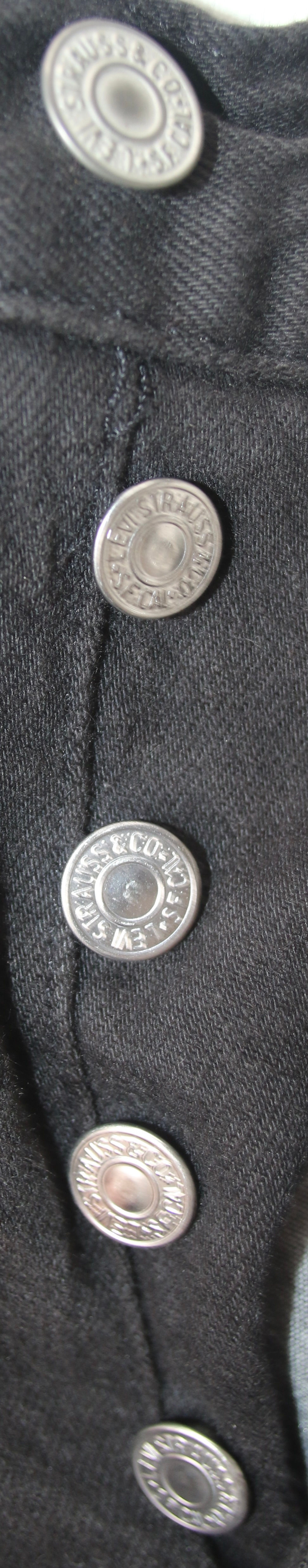 Miniaturbild: Preloved Black Levi Strauss Premium 501 W26 L28 Levi's Jeans