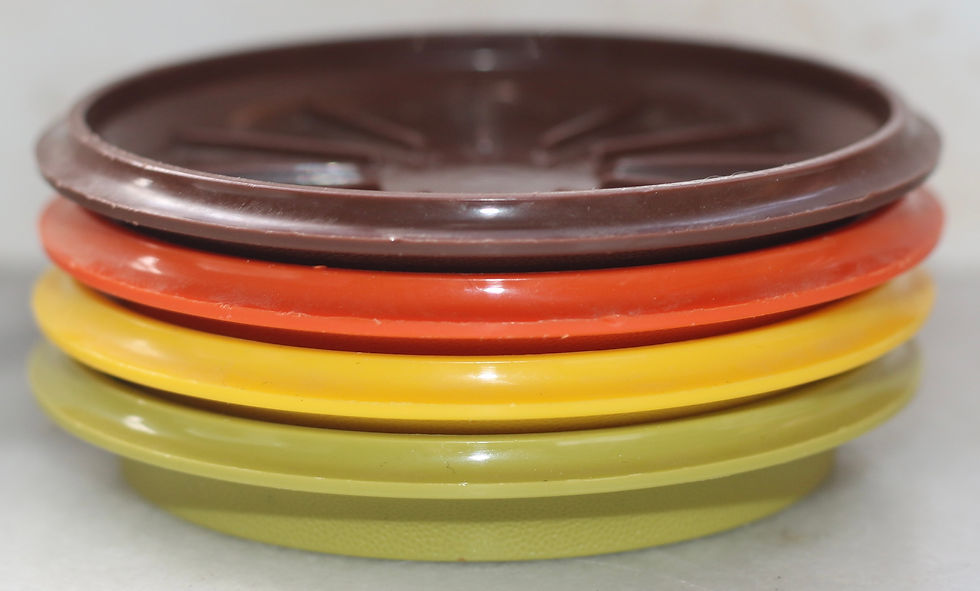 Miniatura: Preloved Set of Tupperware Coasters