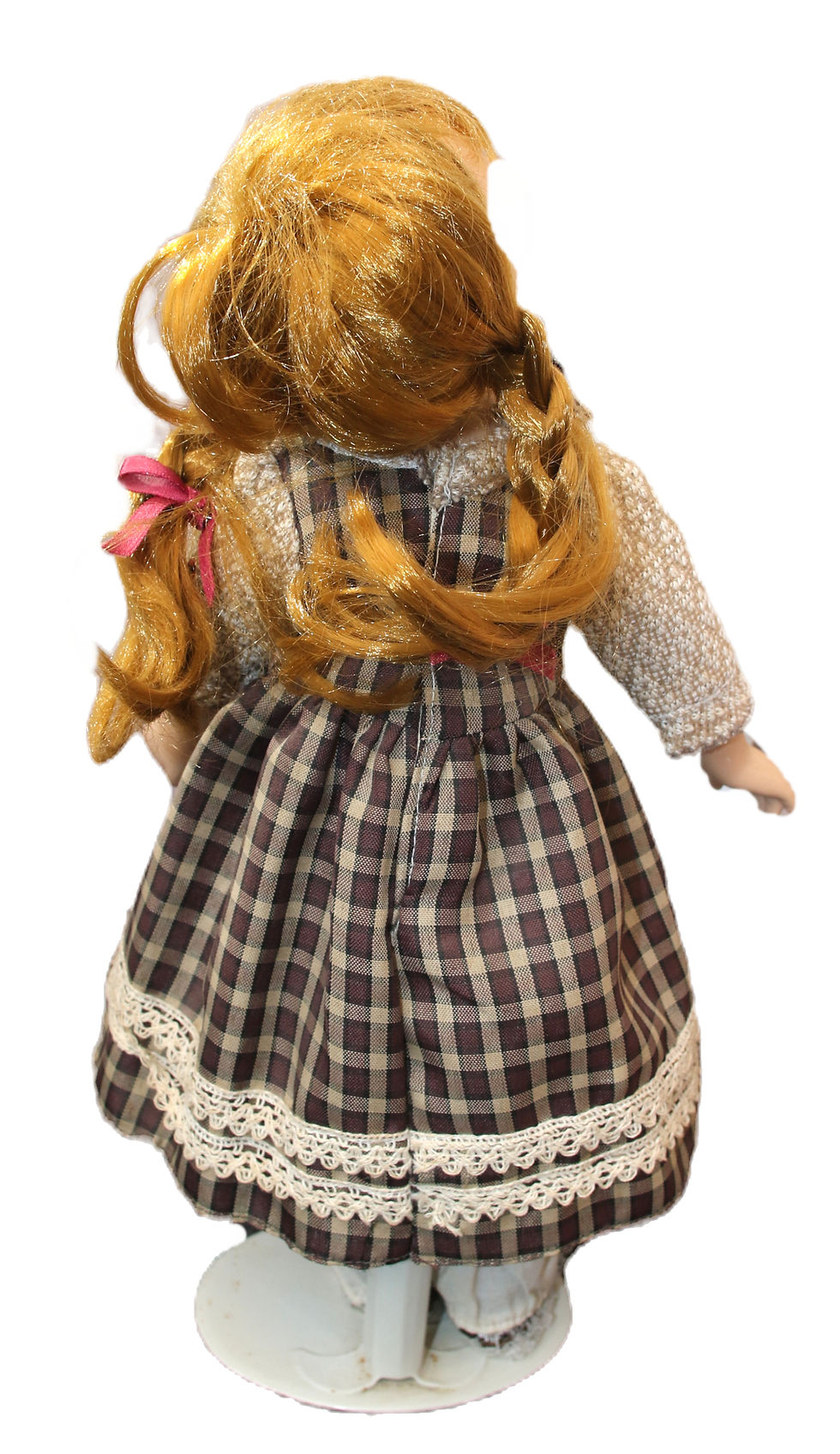 Thumbnail: Preloved Porcelain and cloth doll