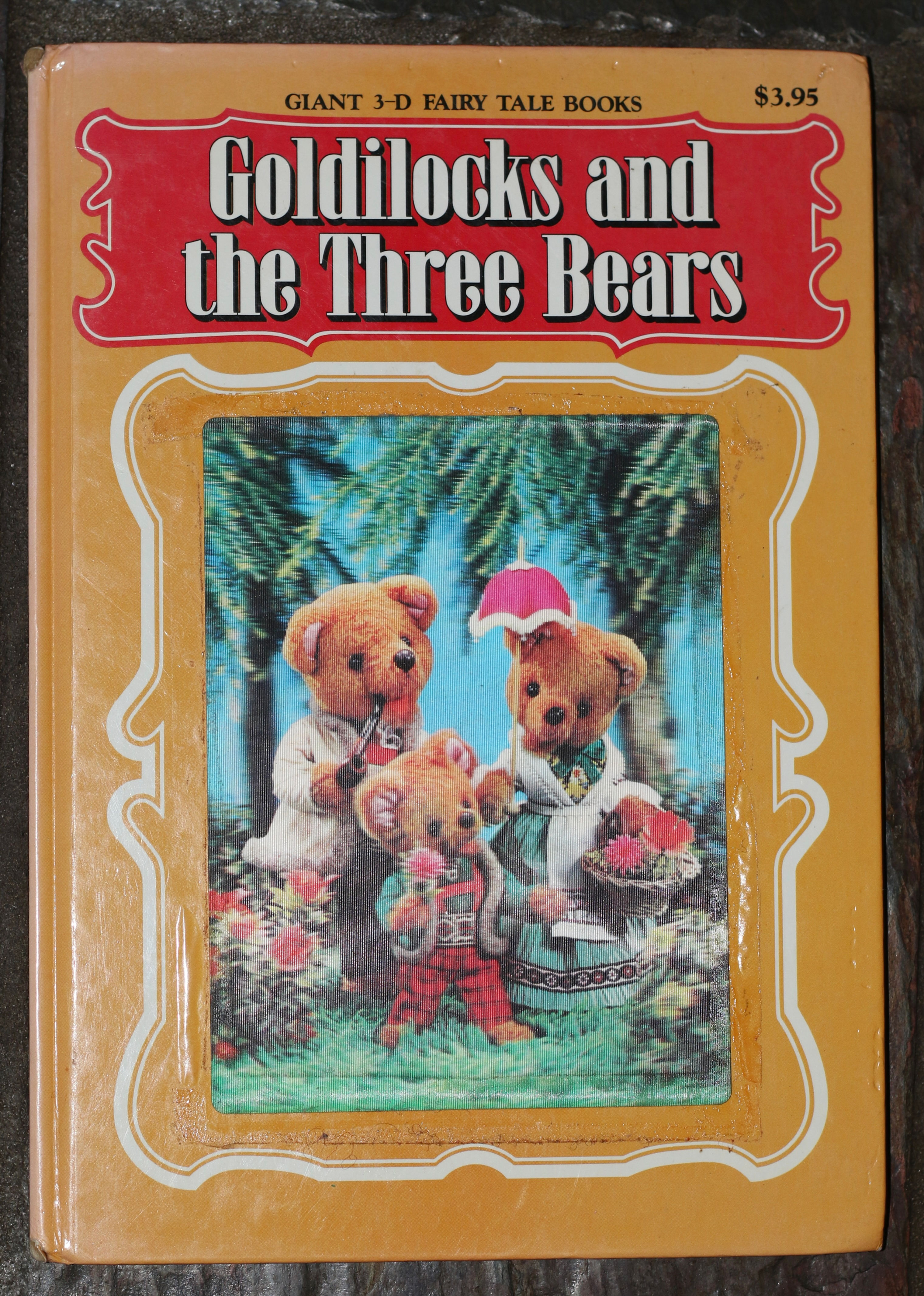 Vintage "Goldilocks and the Three Bears", Giant 3-D Fairy Tale Books Series