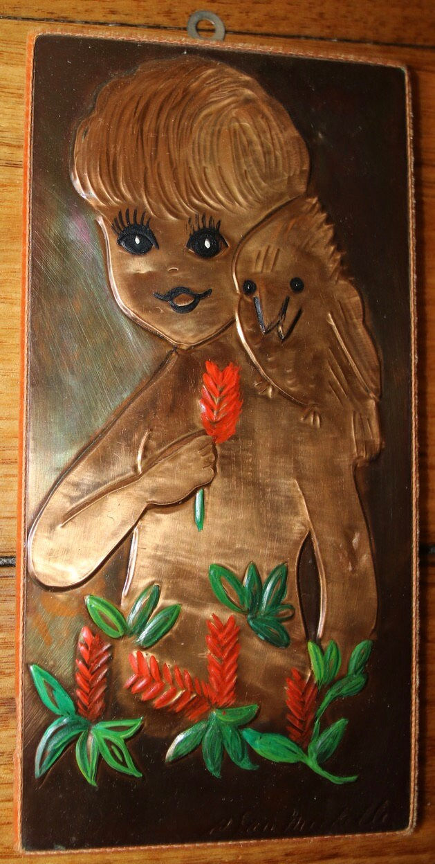 Miniaturbild: Preloved Vintage Copper Picture, Separate Sales