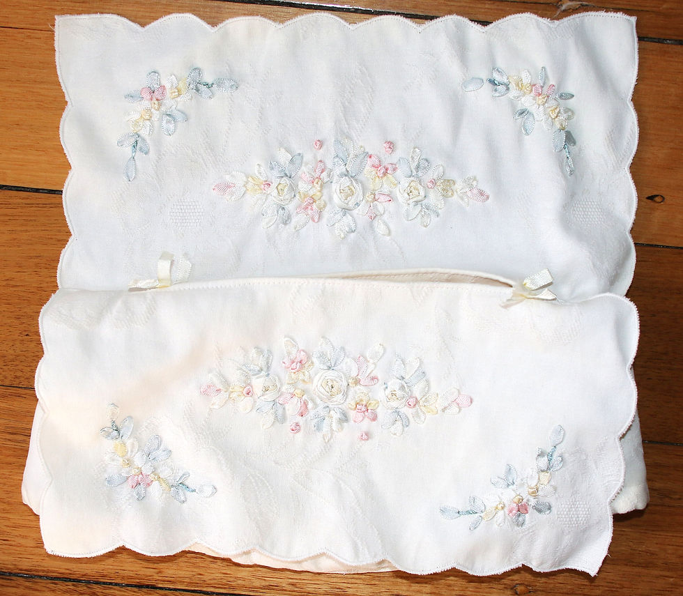 Миниатюра: Preloved Vintage Tissue box cover