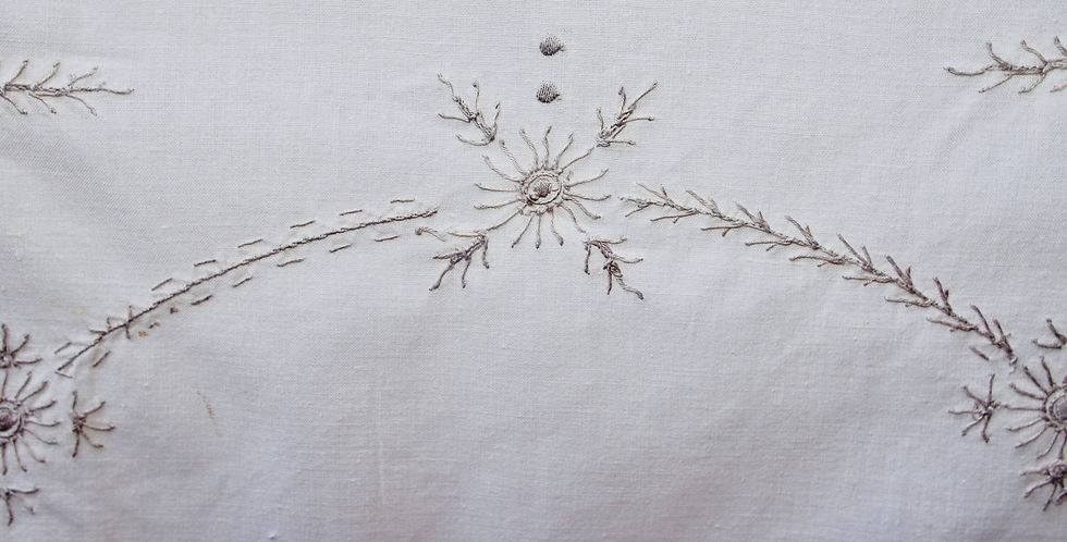 Miniature : Preloved Floral Tablecloth, Flower Tablecloth, Decorative Tablecloth