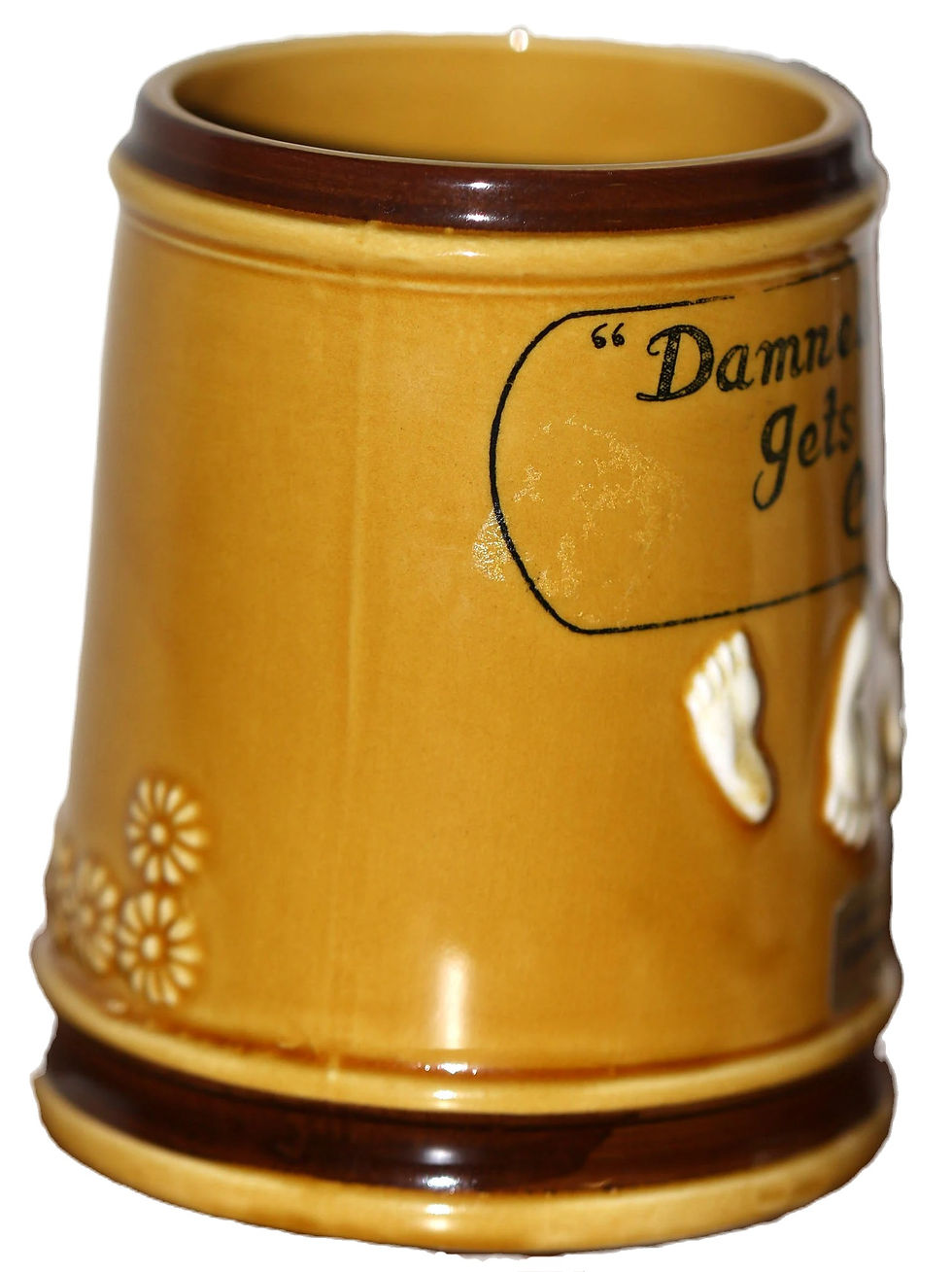 Miniatura: Souvenir Risque Tankard Damned Sand Gets Into Everything Greetings Coonabarabran