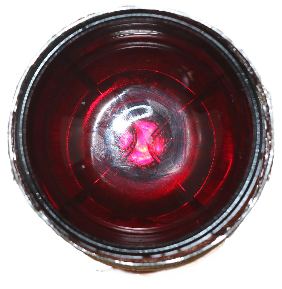 Miniatura: Preloved Vintage Metal and Glass Bowl, Bon Bon Dish