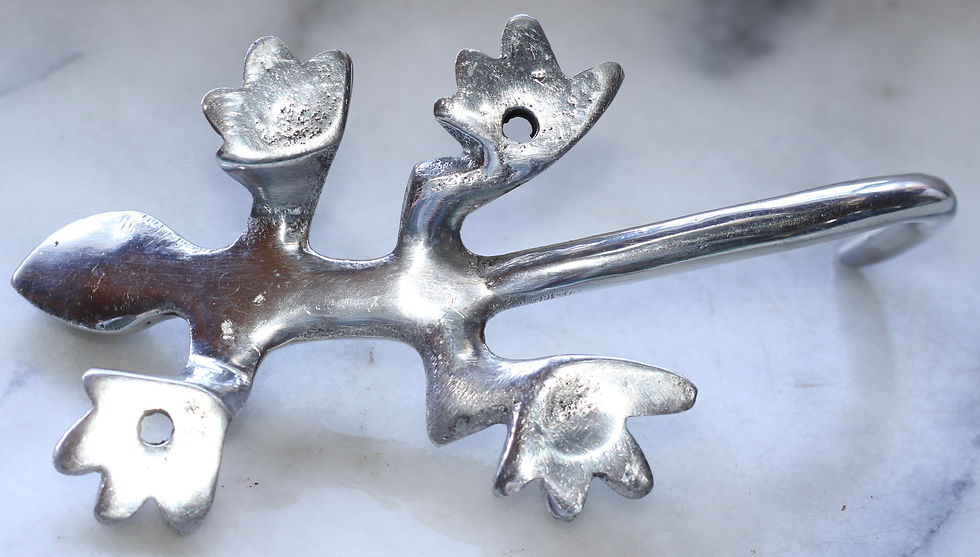 Miniatura: Preloved Metal lizard hook, Gecko Hook, Separate Sales