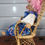 Miniaturbild: Preloved Ceramic and Cloth Clown Doll, Clown Toy