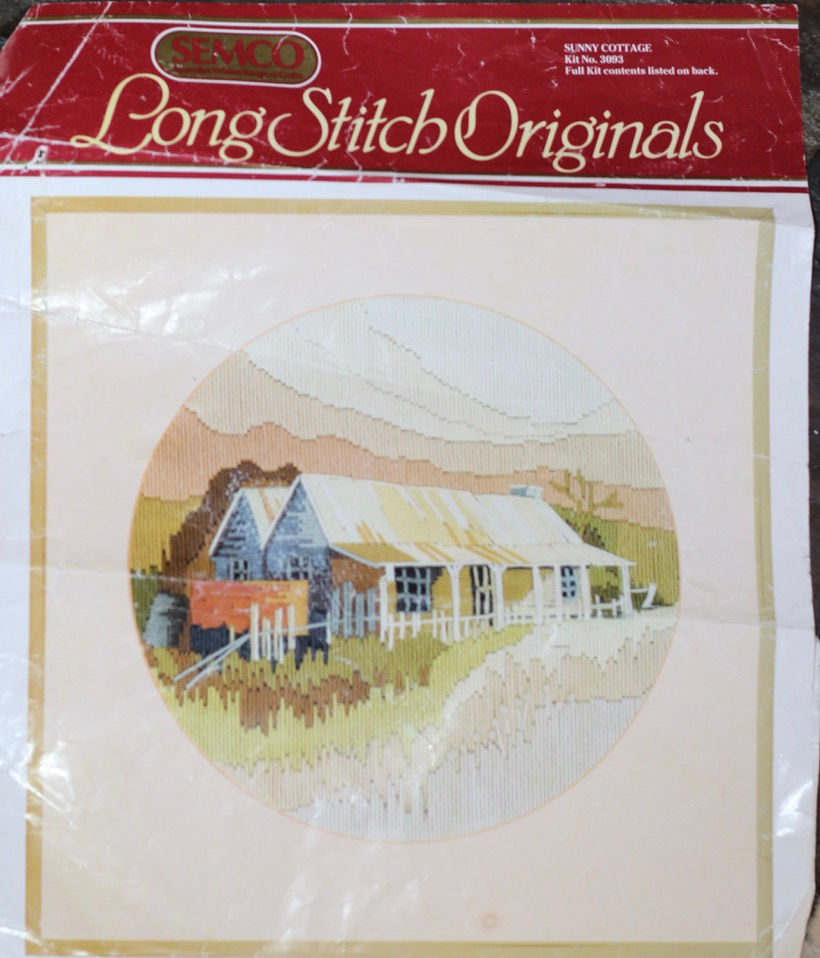 縮圖：Preloved Semco LongStitch Originals Sunny Cottage 3300-3093 Pattern