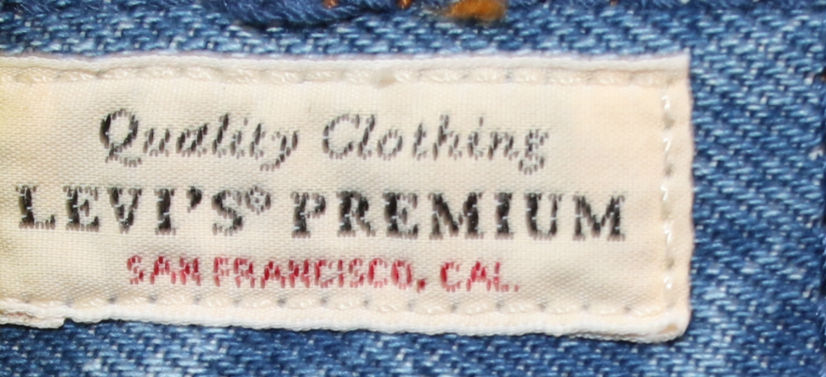 Miniatura: Preloved Ripped Levi Strauss Premium 501 W27 L28 Levi's Jeans