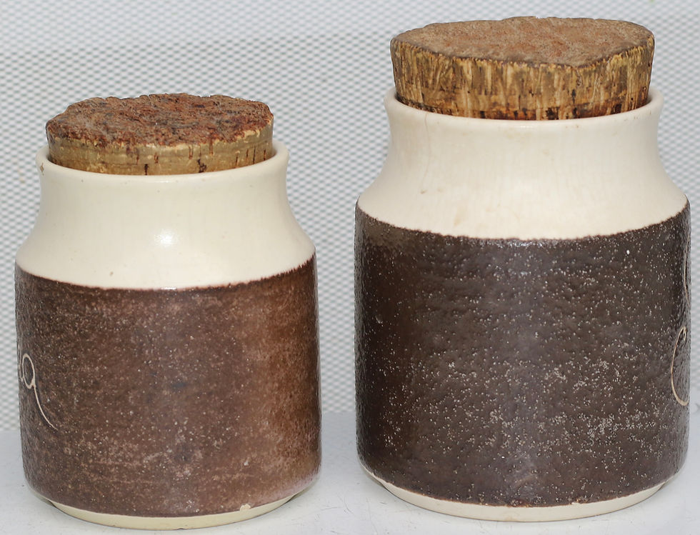 Miniature : Preloved Hanstan Australia Salt OR Tea Container, Separate Sales