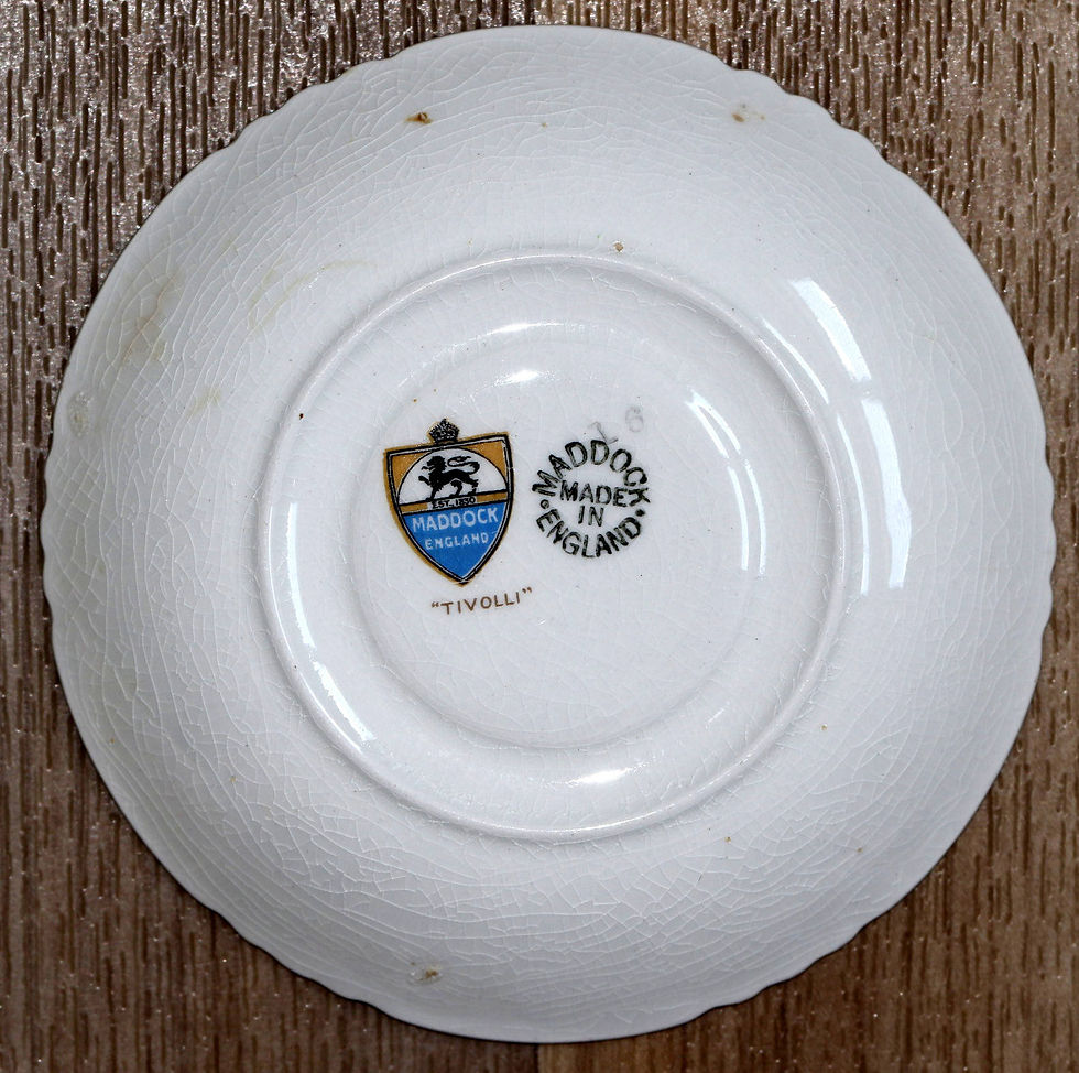 Miniaturbild: Preloved Tivolli Maddock Saucer, Made in England, Ceramic Saucer
