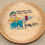 Miniature : Preloved A Pair of Novelty Coasters Poverty and Keep Smiling Wooden Coasters