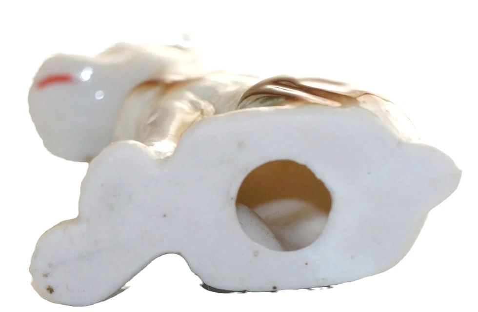 Miniatura: Preloved Vintage Ceramic Dog Salt Shaker, Dog Pepper Shaker