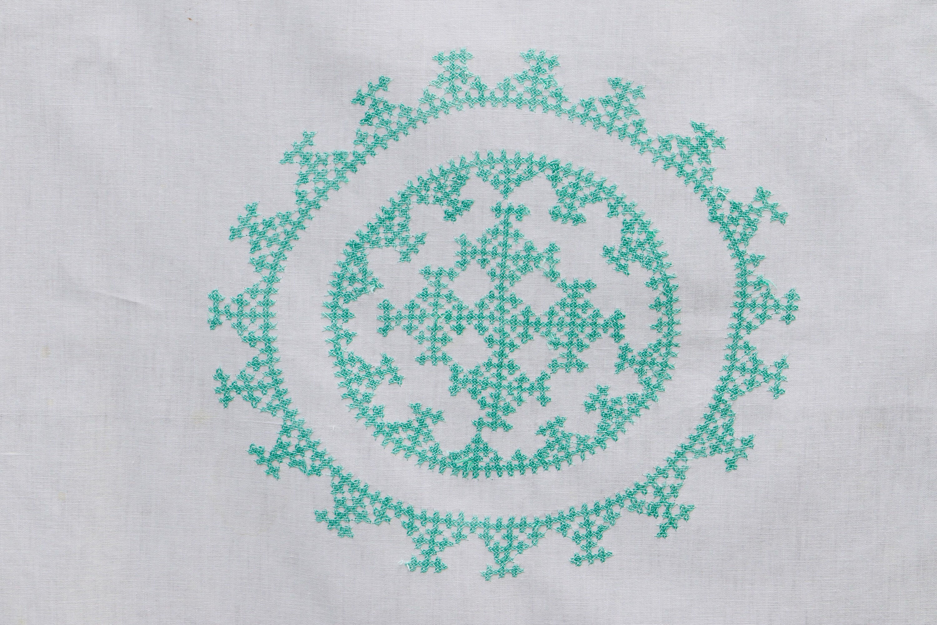 Preloved Embroidered Tablecloth
