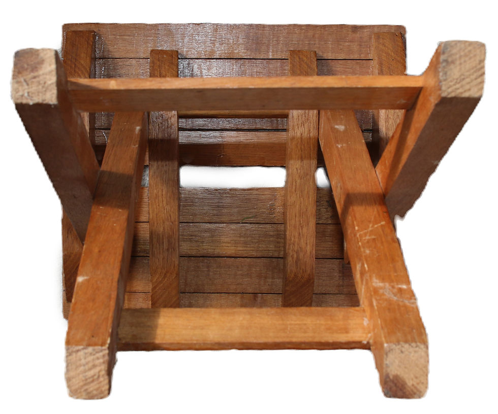Миниатюра: Preloved Vintage Wooden Folding Table