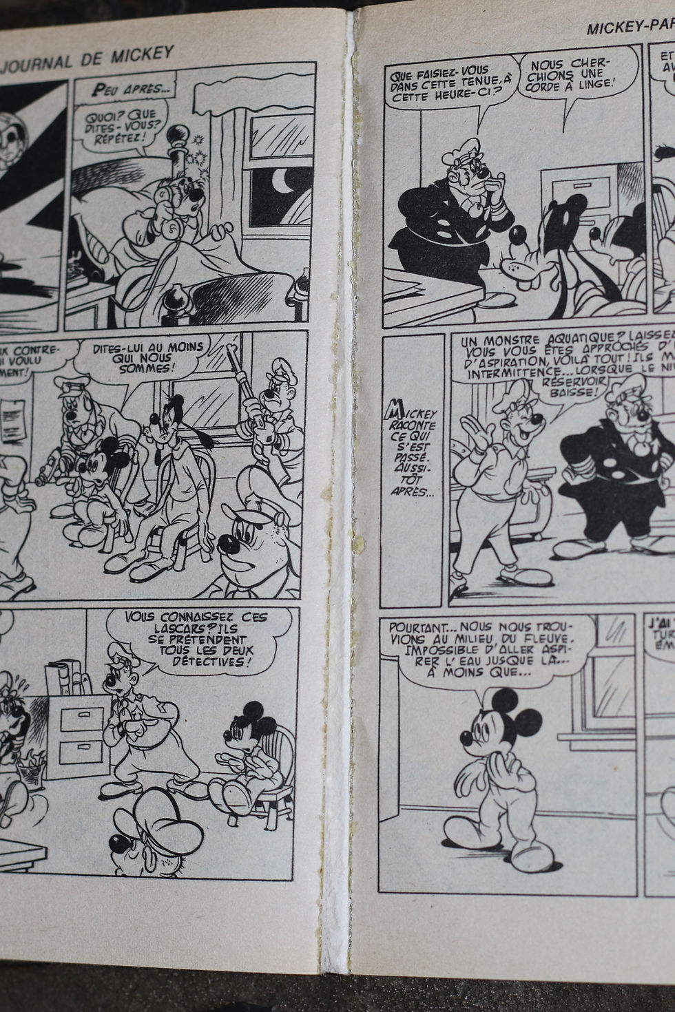 Миниатюра: Preloved Vintage Le Journal de Mickey Walt DIsney Mickey Reporter Comic Book