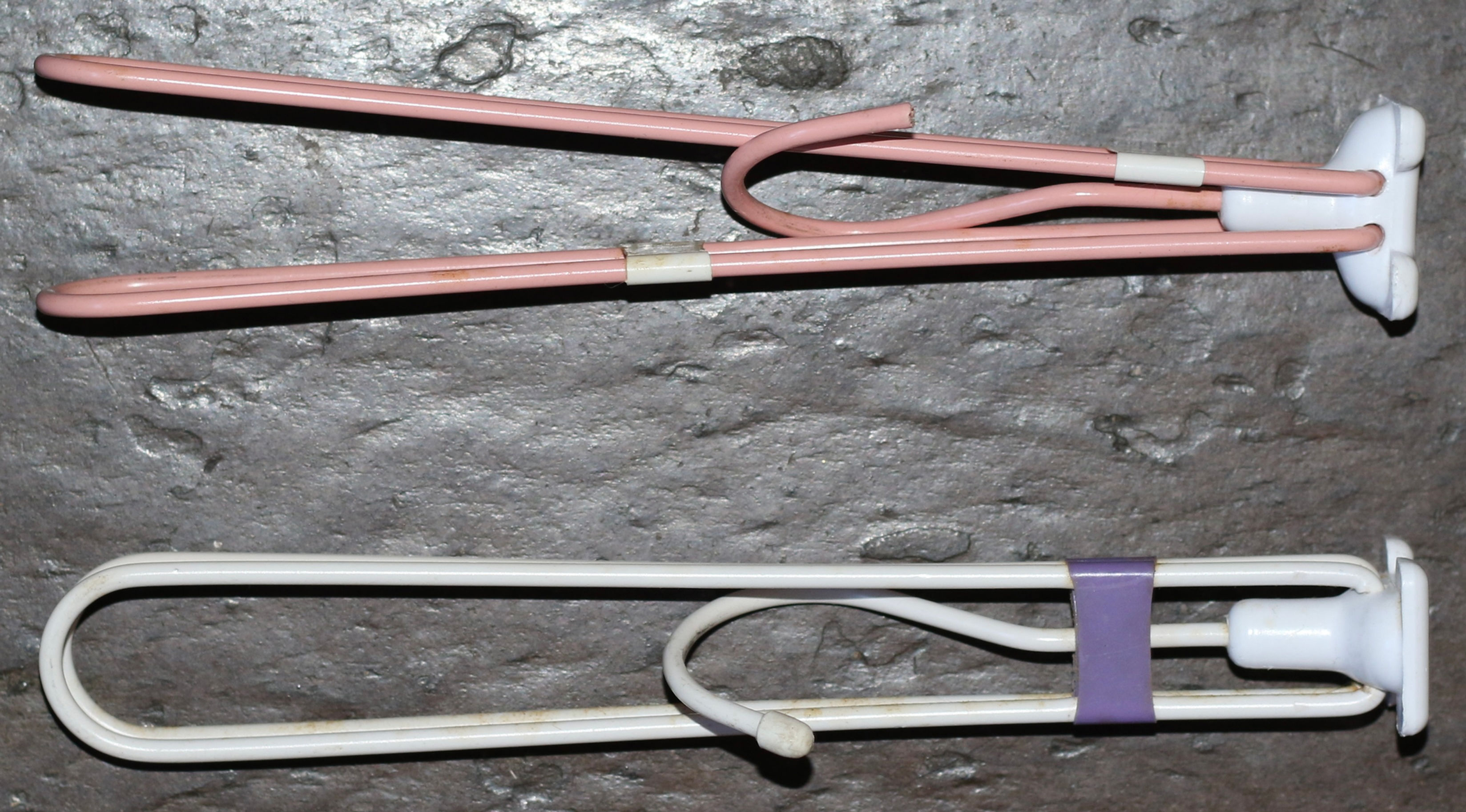 Preloved Set of Folding Metal Hangers, Vintage Wire coat hangers