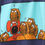 Miniatura: Preloved Pair of Snake Comics Curtains