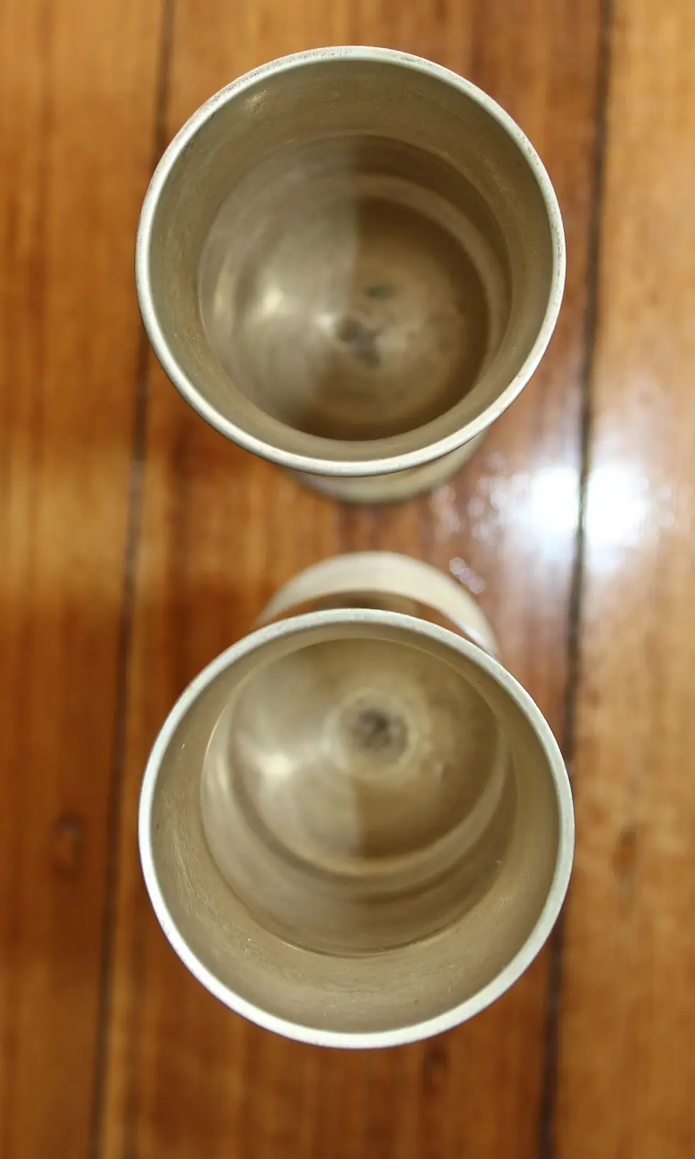Miniature : Preloved Vintage Bride & Groom Goblets, Wedding Goblets