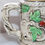 Miniatura: Preloved Ceramic mini tankard, ceramic stein, Beer Mug, Benedictine Einsiedel