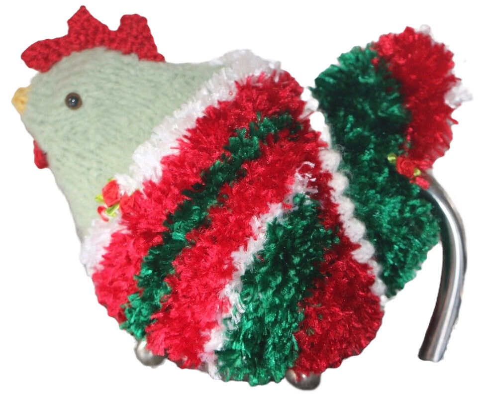 Miniatura: Preloved Chook teapot cover , Chicken teapot cozy , Hen teapot cosy