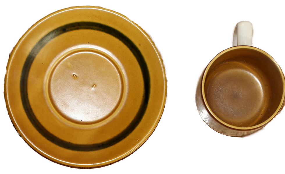 Miniatura: Preloved  Retro Floral Teacup and Saucer by Bouquet Holland