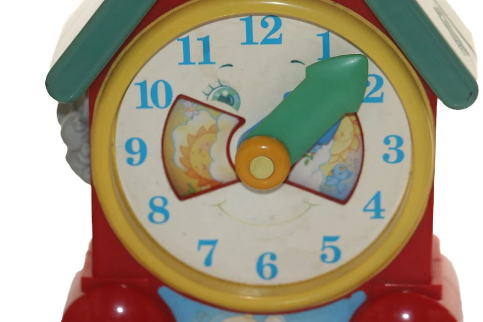 Miniatura: Preloved Vintage Fisher Price Teach the Time Musical Clock