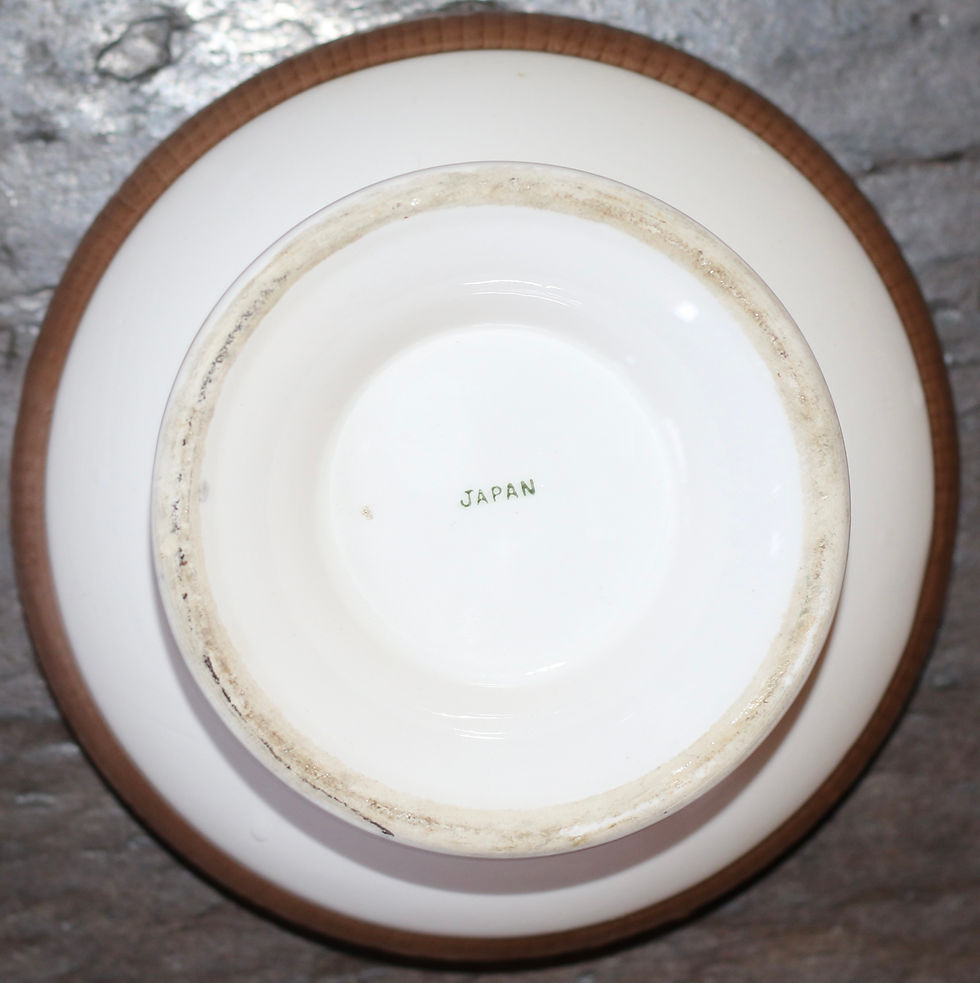 Thumbnail: Preloved Vintage Japanese Ceramic Pheasant Trinket Box