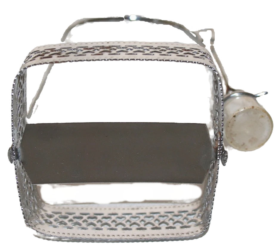 Μικρογραφία: Ceramic Vintage Pickled Onion Decanter With Tongs And Holder