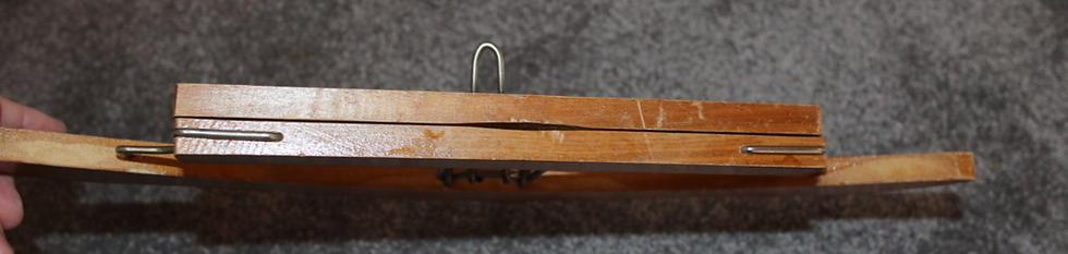 Thumbnail: Preloved Vintage Wooden Coat and Pants Hanger.