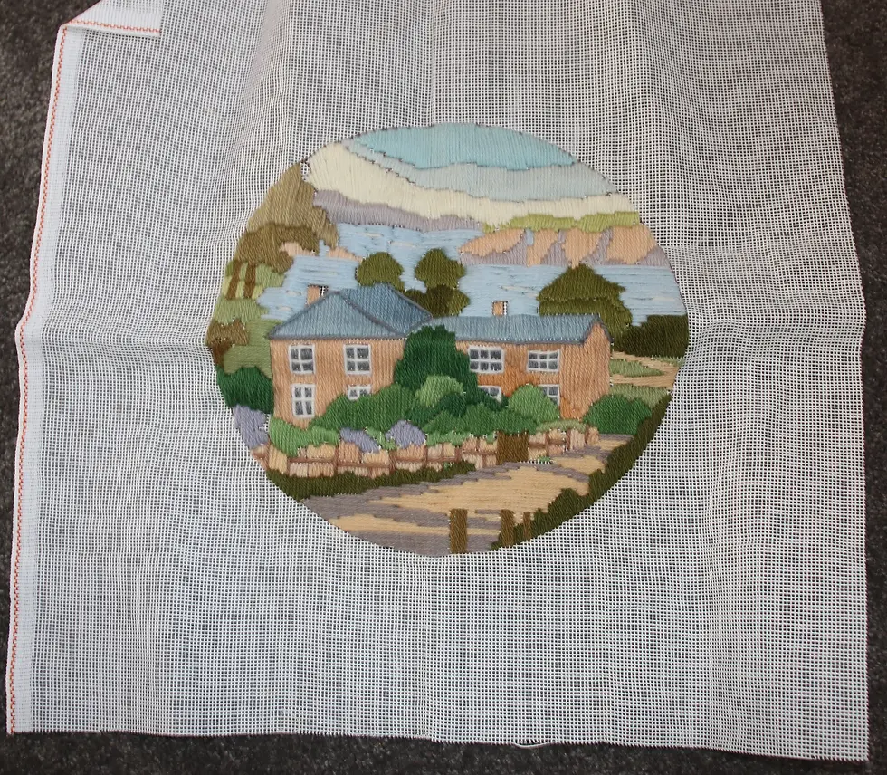 Thumbnail: Long Stitch Buildings, Partially Completed