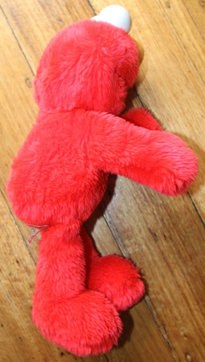 Μικρογραφία: Preloved Elmo from Sesame Street Vintage Stuffed Toy by Tyco, Vintage Elmo Doll