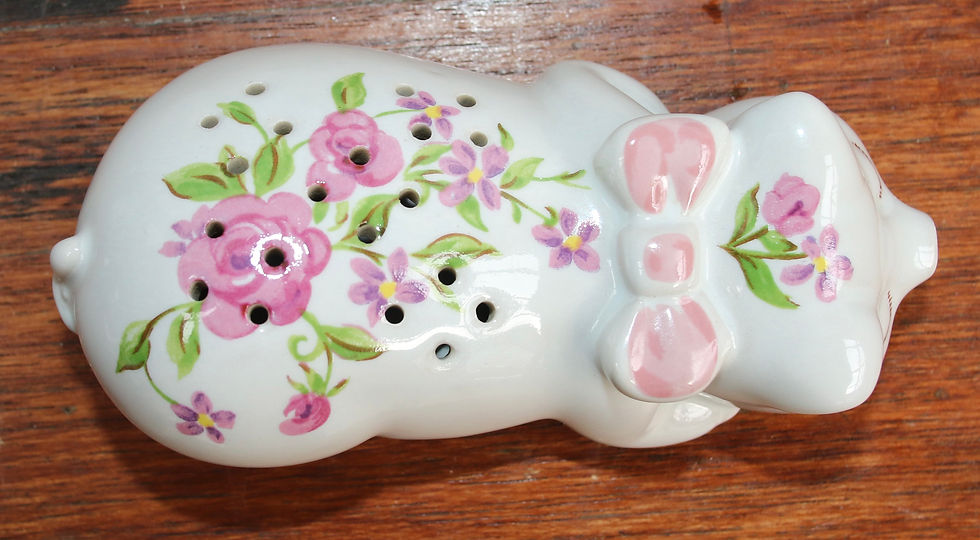 Миниатюра: Preloved Handcrafted Avon Design Pomander, Pig Pomander