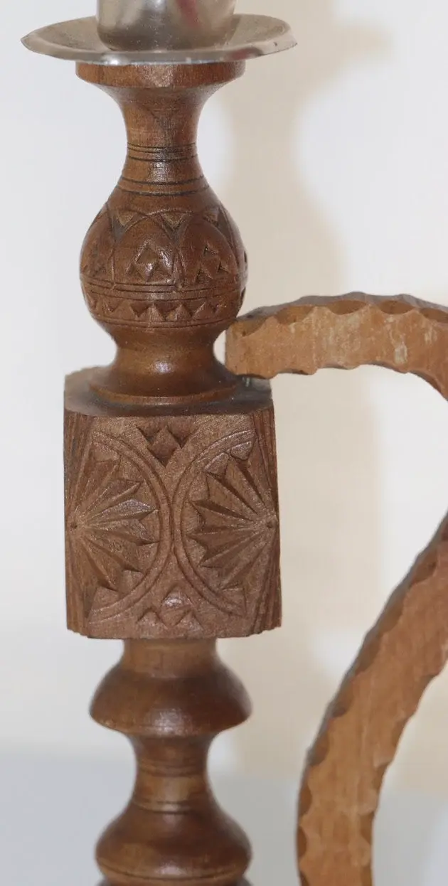 Миниатюра: Preloved Wee Willie Winky candlestick holder