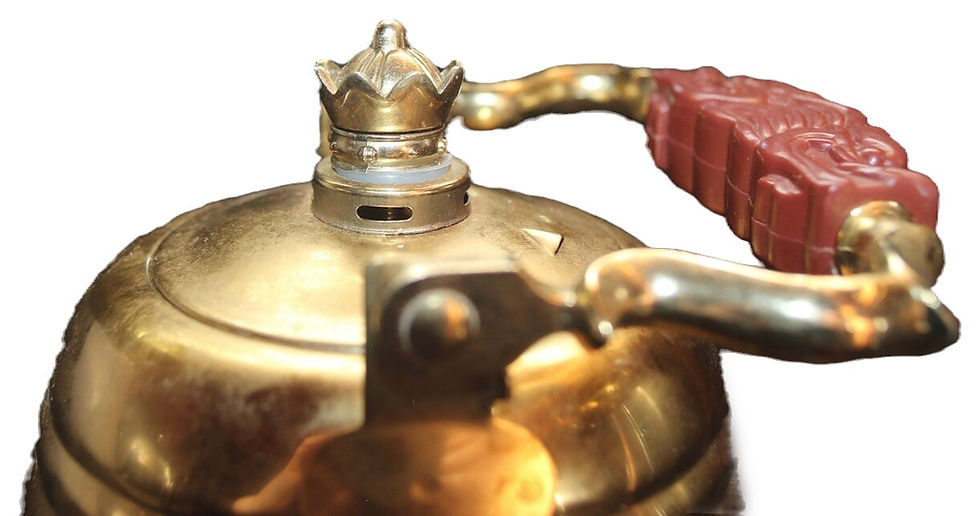 Miniature : Preloved Small Decorative Brass Teapot/Kettle