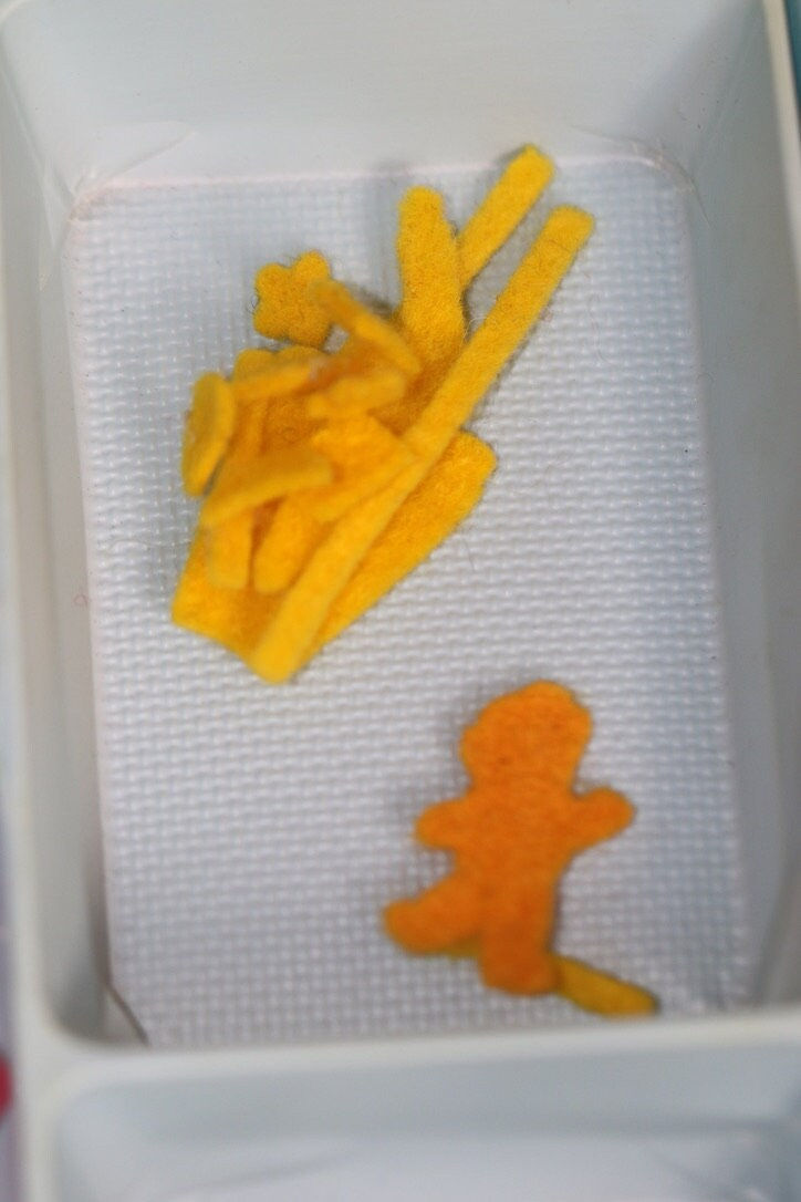 Thumbnail: Preloved Fuzzy-Felt Hospital in original box, instructions included.