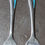 Thumbnail: Preloved Pair of Enamelled Stainless Steel Parrot Forks
