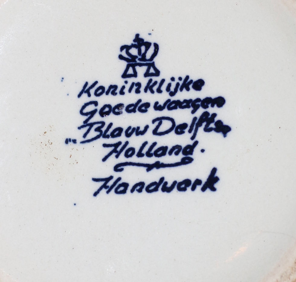 Μικρογραφία: Vintage Shipping Liner Steam Ship Delft China Cup Interocean Straat Holland