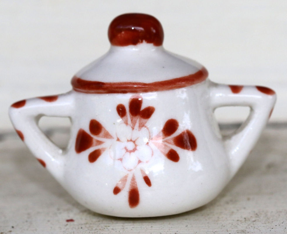 Miniature : Preloved Dolls House Crockery