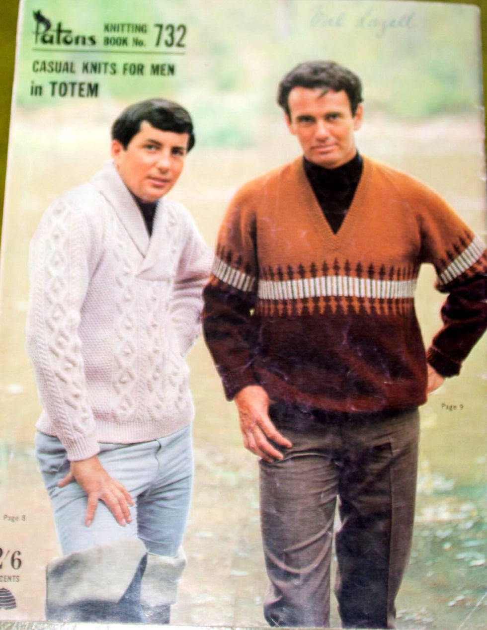 Miniatura: Vintage Patons Knitting Book No. 732. OOP patterns
