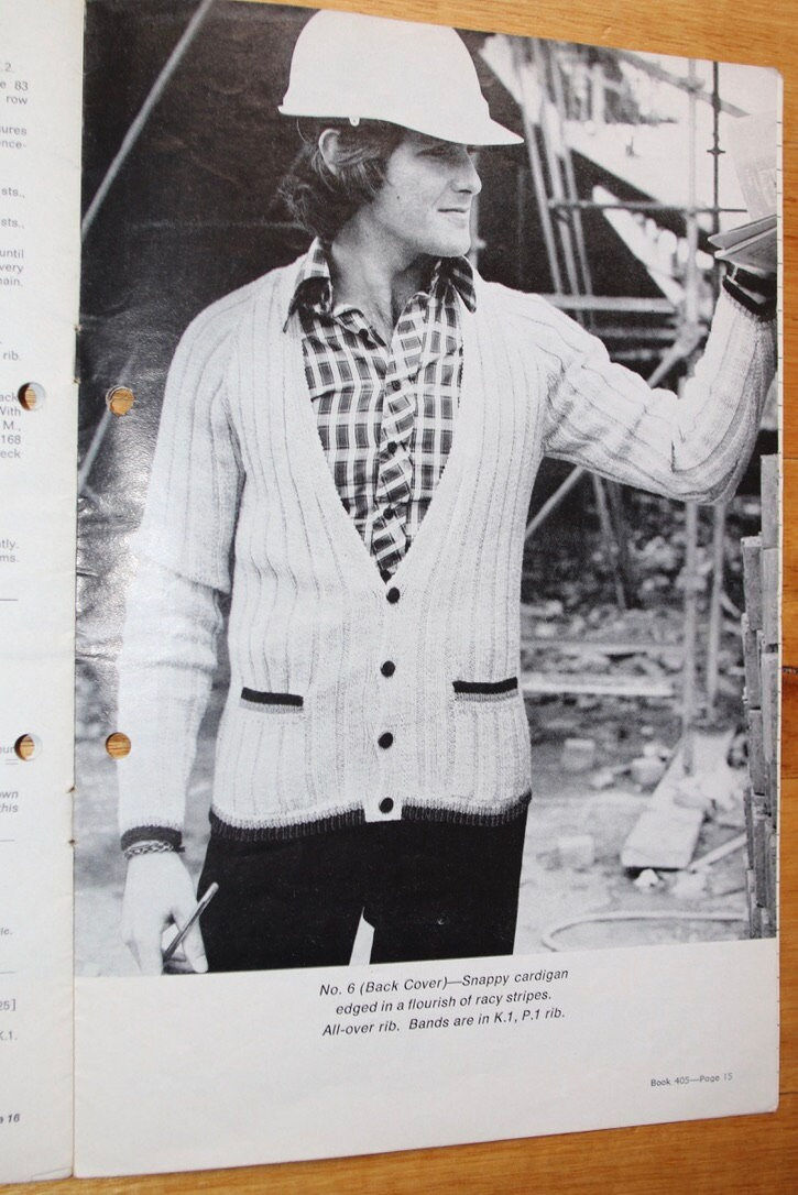 Thumbnail: Vintage Patons Knitting Book - No. 405 - New Look Knits in Katie, vests, jumpers