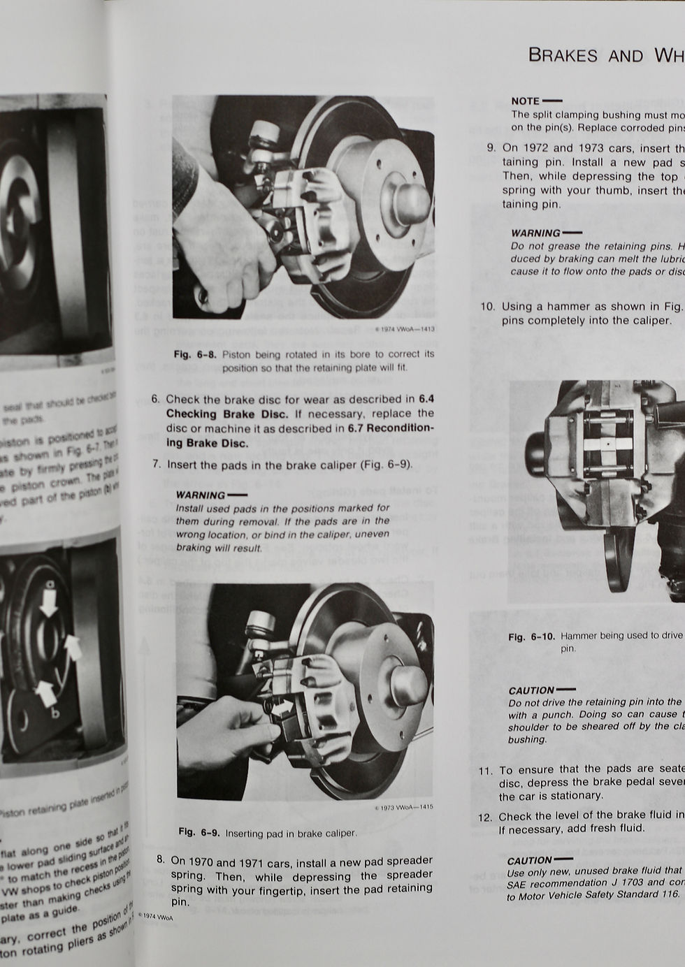 Μικρογραφία: Official service manual for Volkswagen Super Beetle, Beetle, and Karmann Ghia